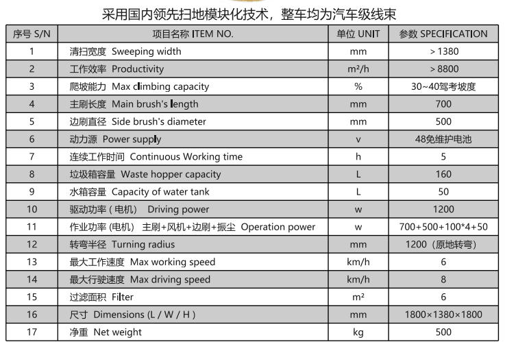 洁路宝驾驶城西扫地机1400